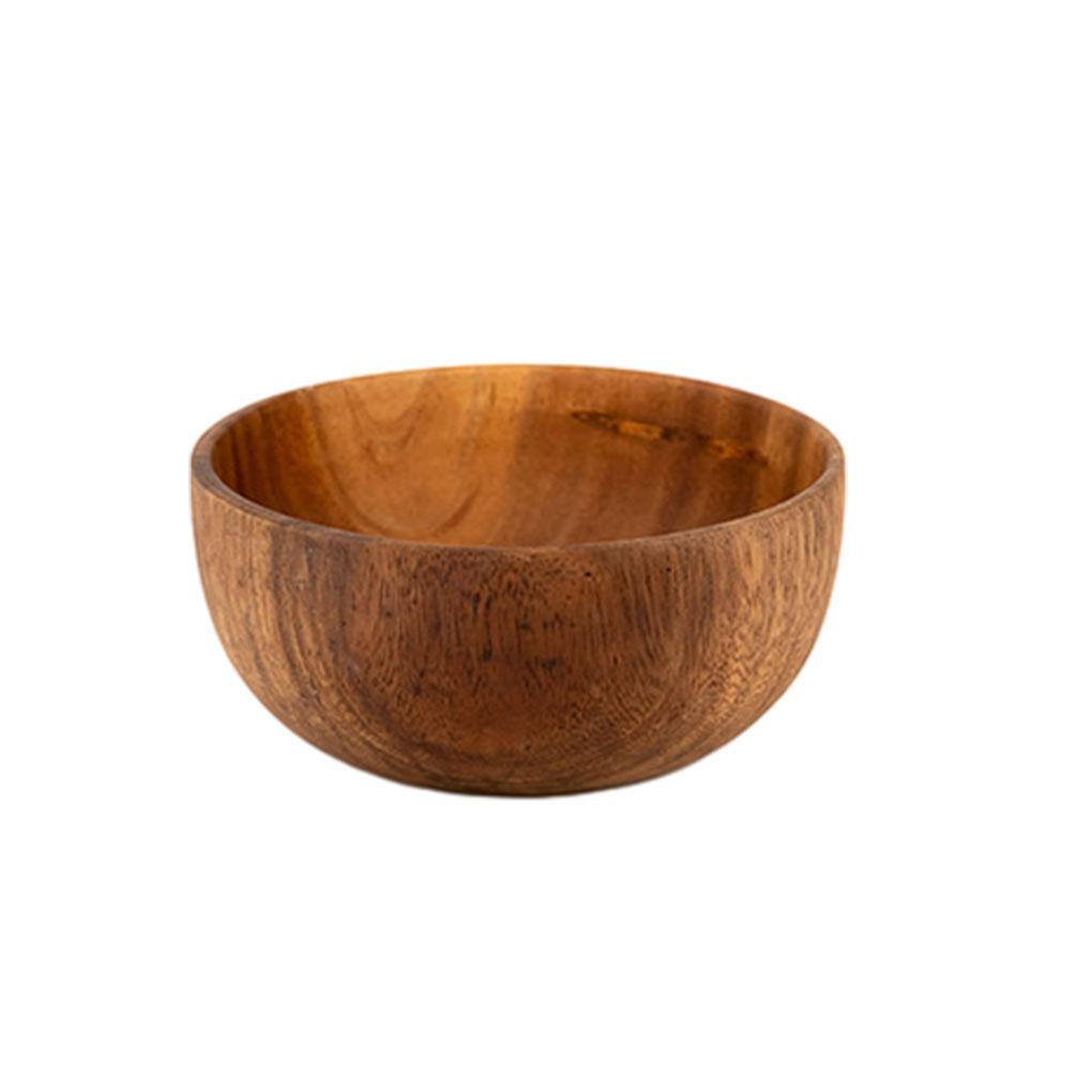 

Круглая салатница - Широкий спектр применения - Прочные и надежные деревянные миски Чаша Круглая миска 16cm