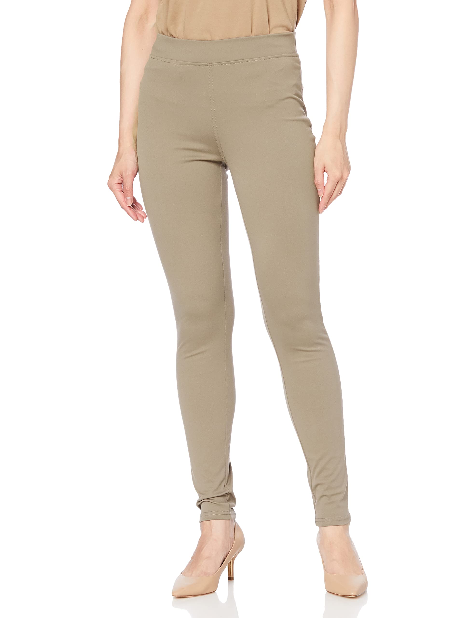 

Женские леггинсы Gunze TZT693 Tuche Skinny Light Tech Stretch Compression песочно-бежевого цвета,