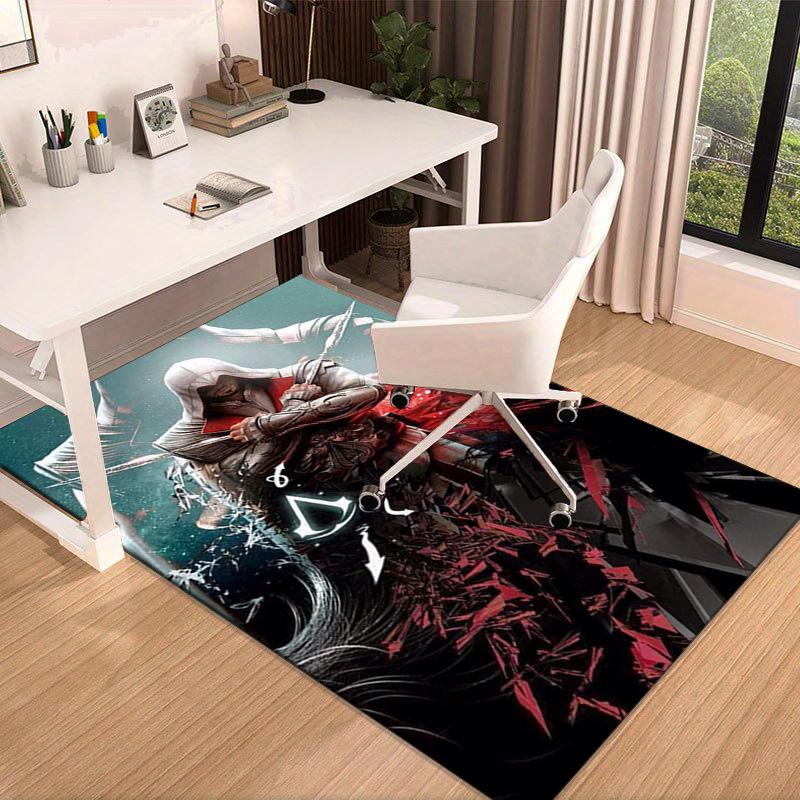 Assass Warrior Carpet, Chair Rug,Rug for Office Bedroom living rooms, Doormat decor Fan Gift Christmas Gift
