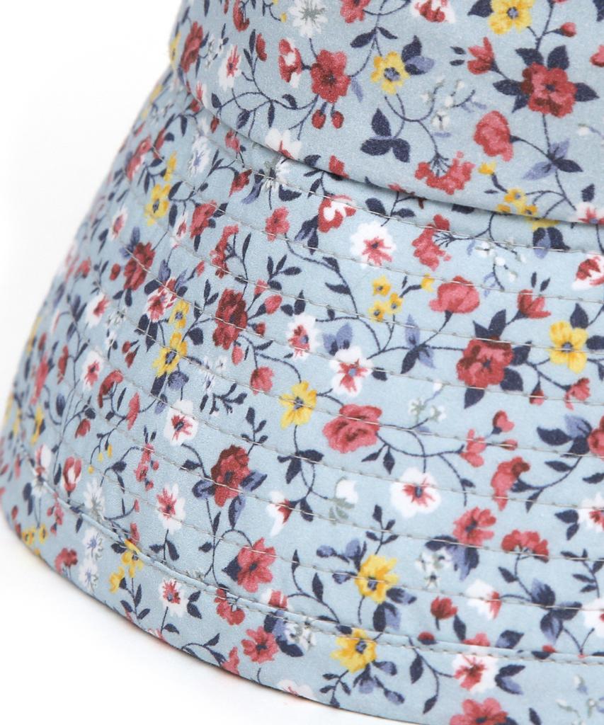 Eondeokeonteulolseutyudio Flower Pattern Bucket Hat Drop Bucket / Garden / Sky Flower