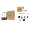 Coach Andrea 24 Classic Logo Buckle Closure Leather And Fabric Tote Shoulder Bag Medium Women Bags Oak Maple-Brown CT767-SVS8S