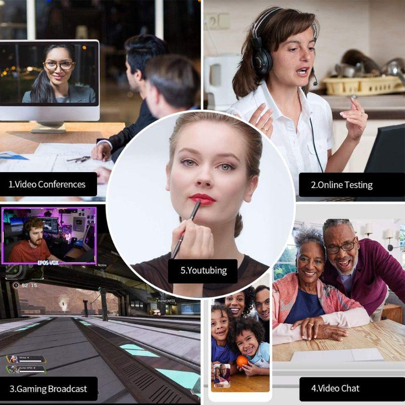 1080p USB Cam  Camera Built-in Stereo Microphone Computer Camera Full Video Call For Laptop Live Equipment Replace