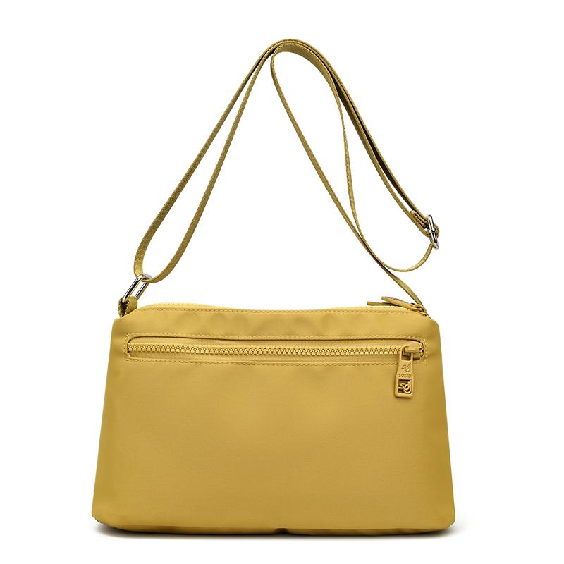 Sac à bandoulière en nylon imperméable multicouche pour femme
