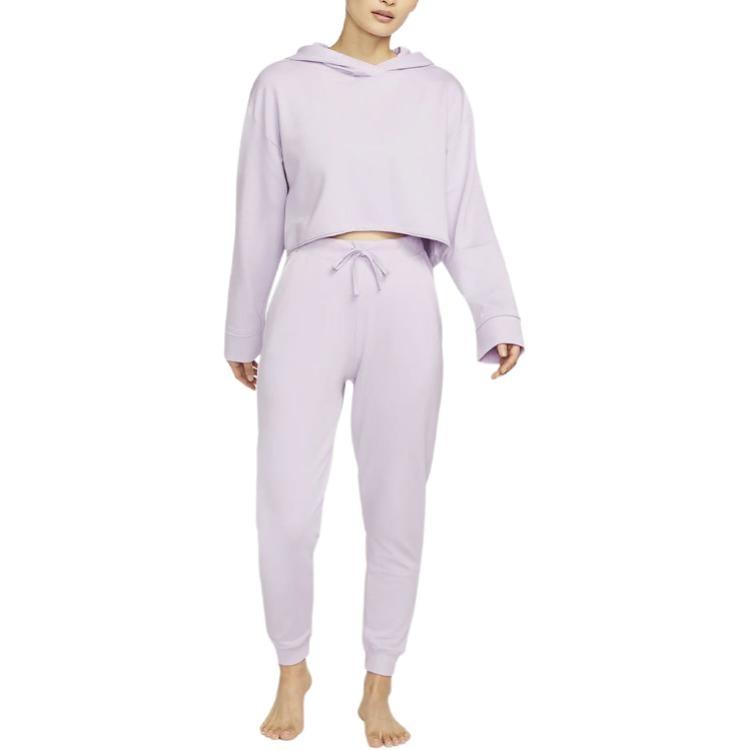 (WMNS) Nike Yoga Luxe Hoodie Pink/Purple Women's DM6982-530