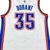 Adidas X NBA Collaboration Durant Oklahoma City Thunder 35 Fashion Comfortable Casual Soft Basketball Jersey Unisex Jersey White 7470A-3CS-K91104
