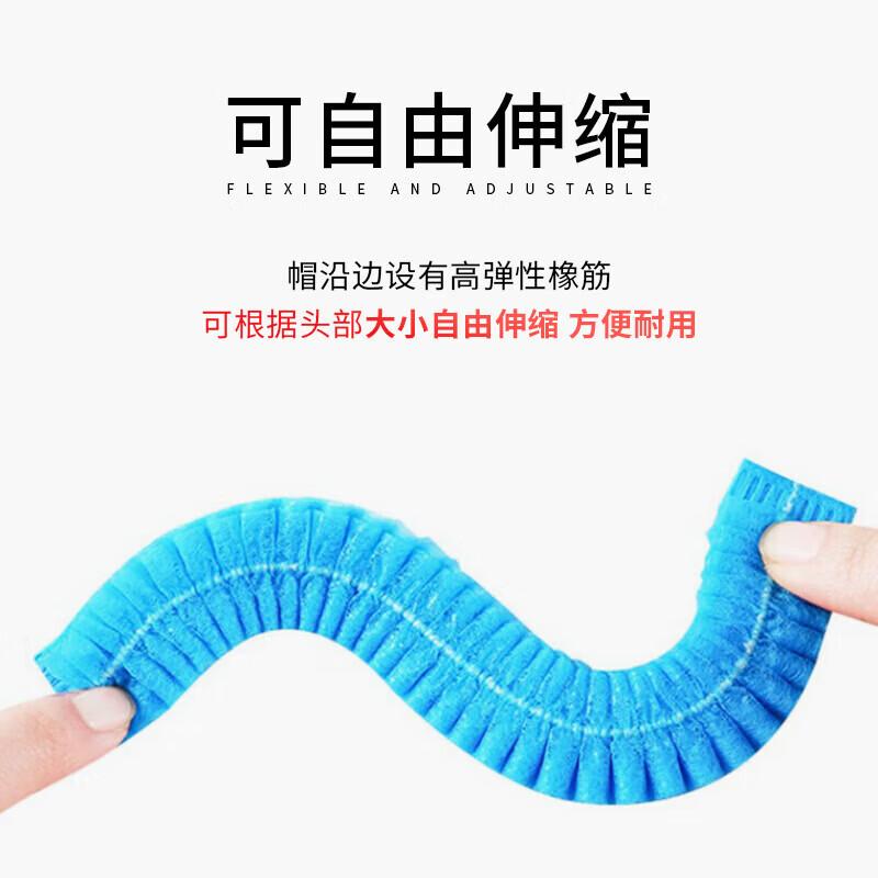 Одноразовые шапочки-сеточки Qingyun (100 штук)