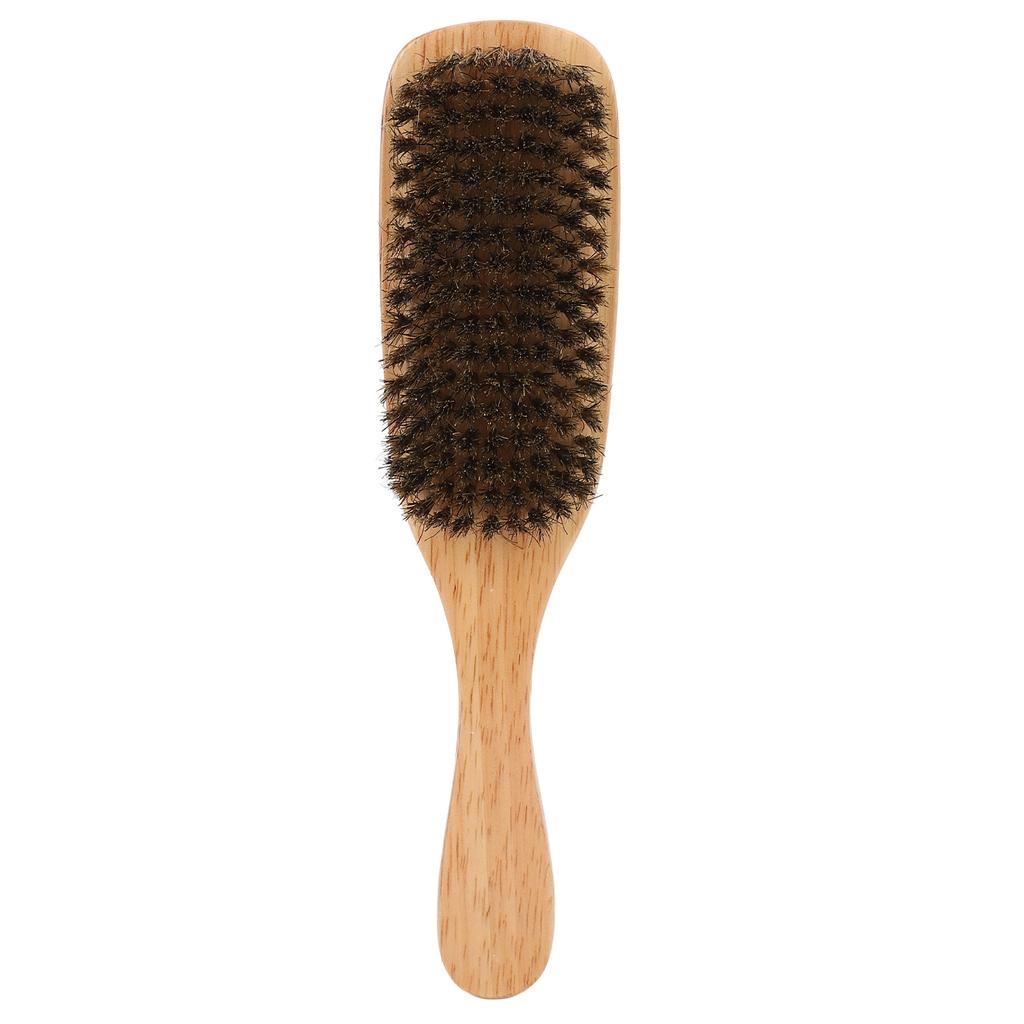 Double Sided Men Beard Brush Large Size Facial Hair Cleaning Ergonomics Modeling Brush for Home Salon