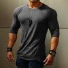 Men Long Sleeve Fashion Slim Bodycon Casual Fitness Street Style T Shirt Top