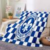 Sport Darmstadt  Flannel Blanket, Soft Polyester, Modern Design, All-Season for Camping, Travel, Gifts for Holidays or Birthdays