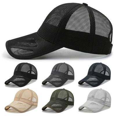 Sports Adjustable Fashion Baseball Cap Summer Sunscreen Hats Sun Protection Caps Full Mesh Hats