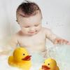 Yellow Duck Baby Bath Toy Squeaky Bathtub Toy For Kids Pvc Material Swim Duck Toy