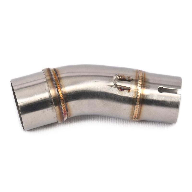 Motorcycle Exhaust System Stainless Steel Muffler Midder Link Pipe With DB Killer For Kawasaki Ninja 250 400 z250 z400 2017-2025