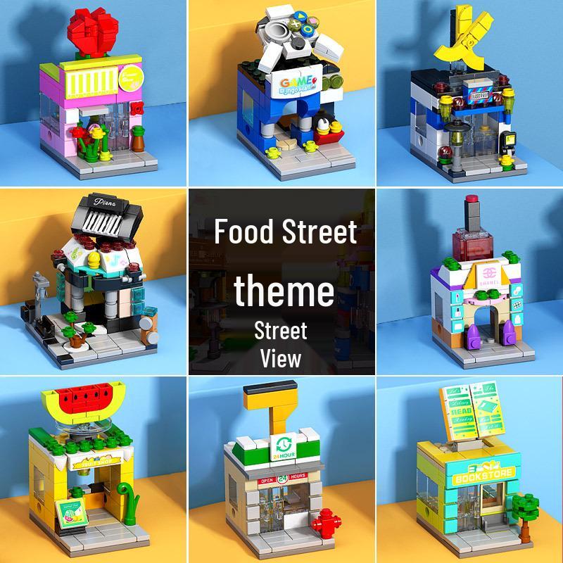 Lele Brothers Educational Street View Serie Blocuri de Construcție Compatibile Lego 8974