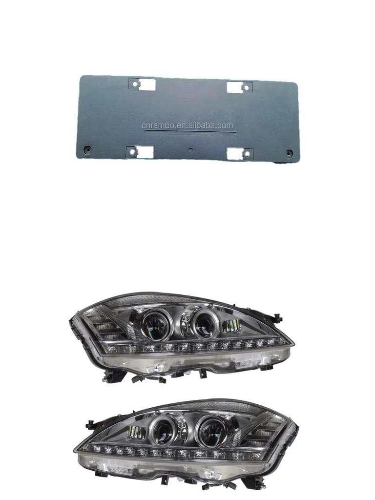 Car Front License Plate Holder for Mercedes-Benz W205. Model: 2058803805