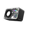 DESHUN Mini Mecha TWS Transparent RGB Bluetooth Speaker
