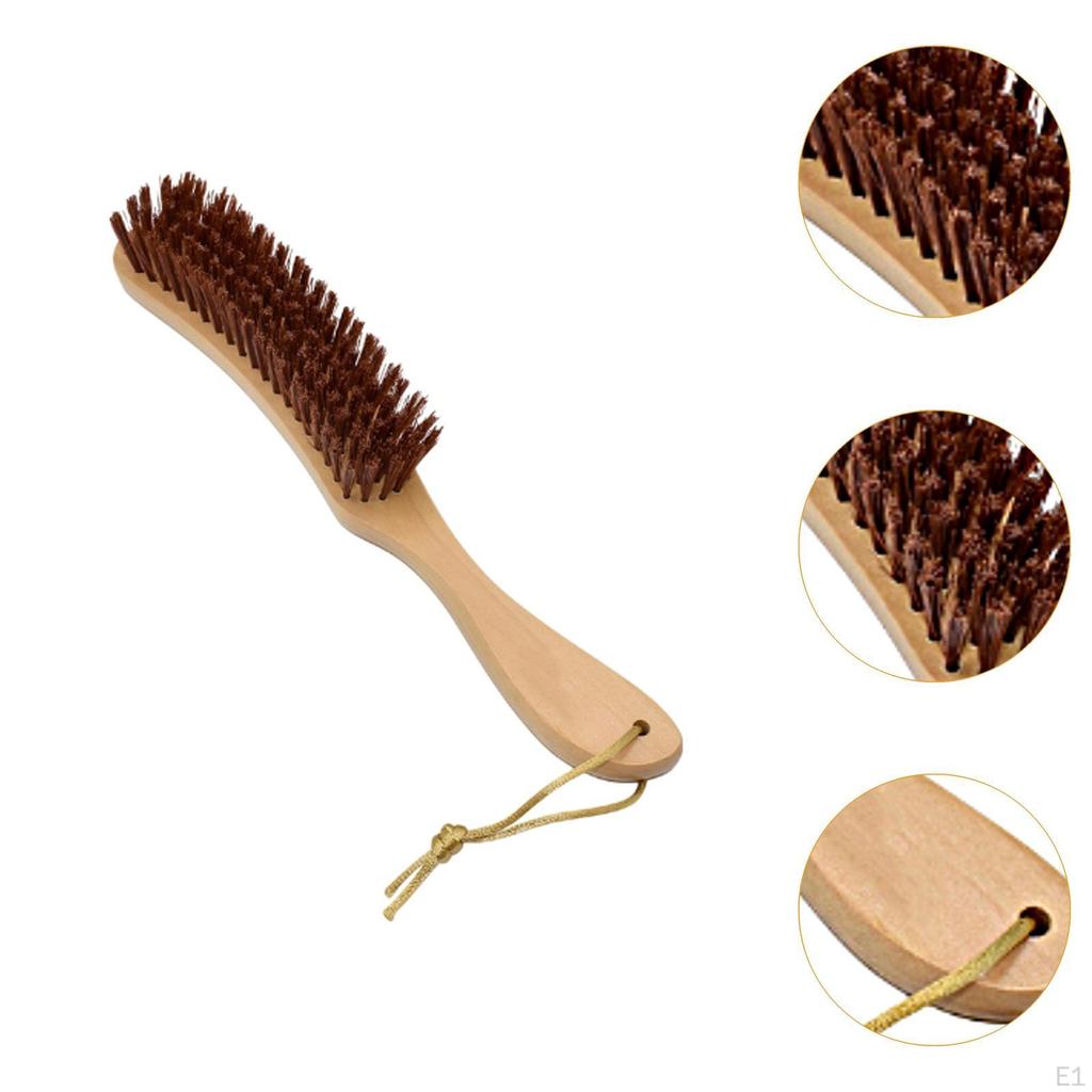 Wooden Lint Dust Brush Coat Remover Household Removal Tool for Suede