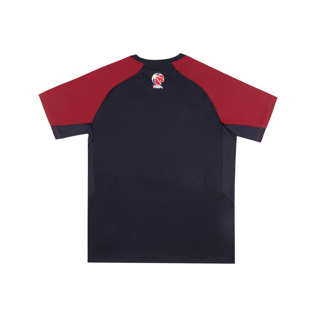 Li Ning T-shirt Unisex Zwart Rood ATSV927-1