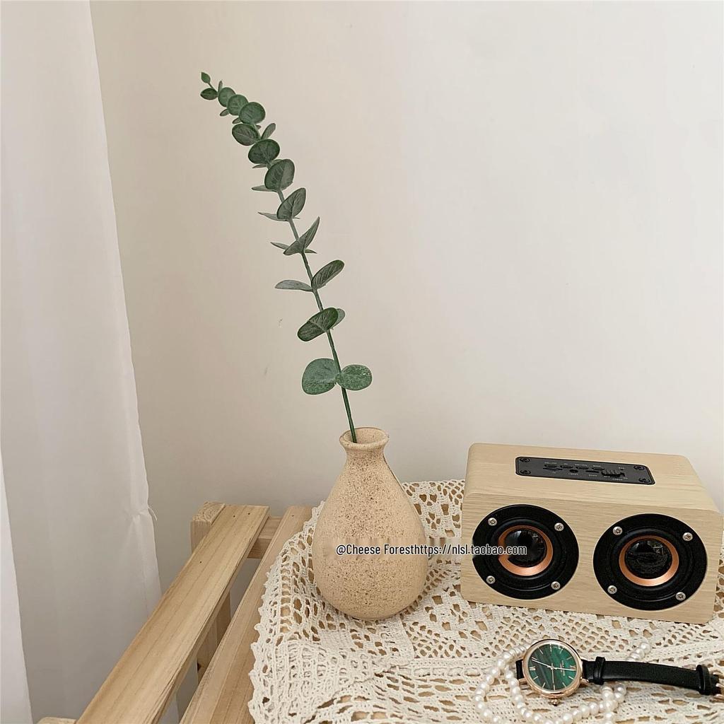 Retro Eucalyptus Money Leaf Branch: Artificial Green Plants for Flower Arrangements, Nordic Style Decor
