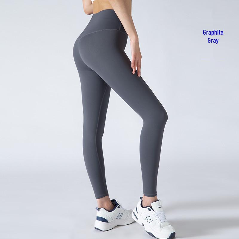 Korean Style Nude Feeling Women's High Waist Butt Lifting Yoga Pants - Barbie Fitness Sports Leggings