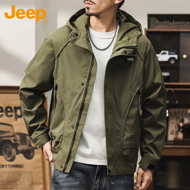 JEEP Men's Hooded Work Jacket