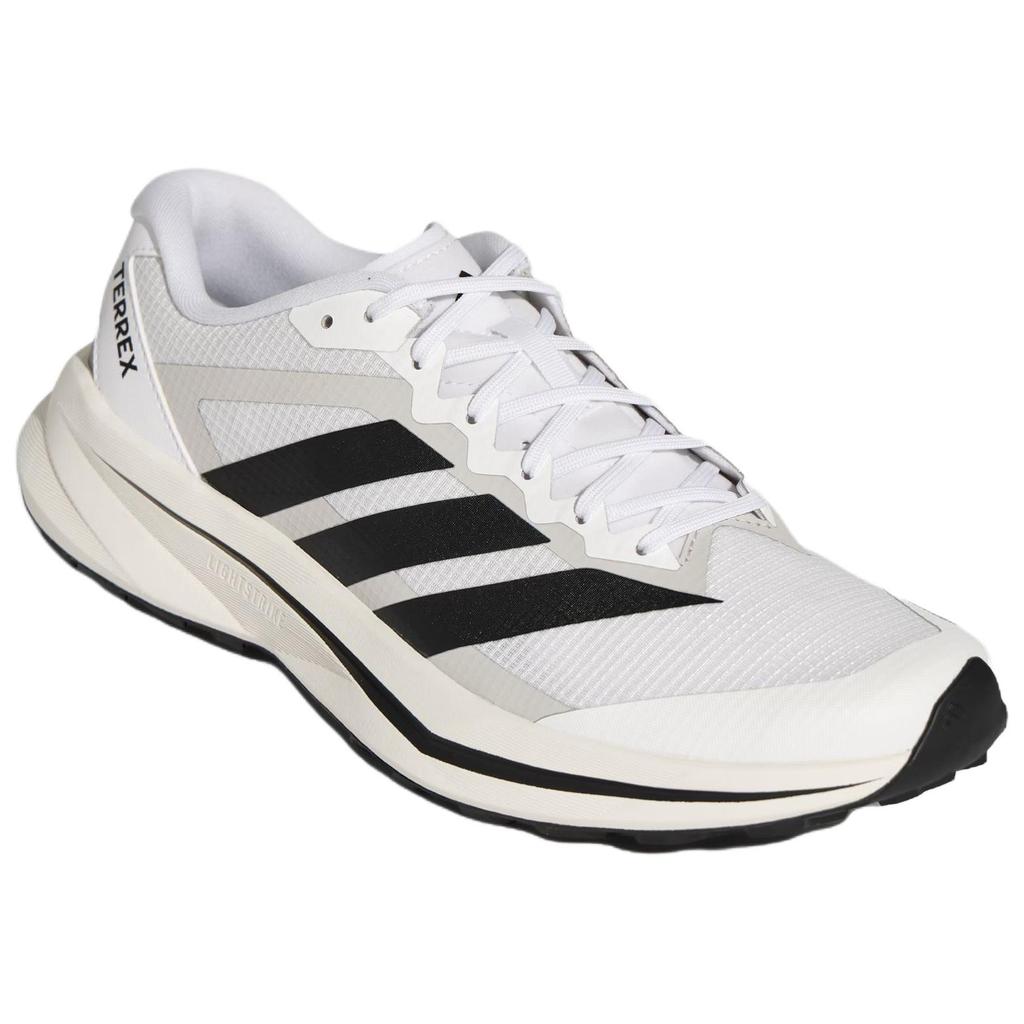adidas Agravic Lite Comfortable Fit Outdoor Trail Running Shoes Unisex Shoes White Black KK1876