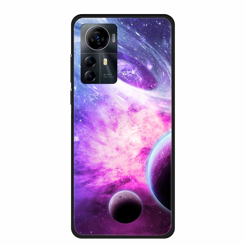 For ZTE Blade A72s 4G Case 2023 Fashion Cool Soft TPU Black Silicone Phone Cover for ZTE Optus X Max Back Cases Funda A 72s Etui