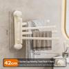 Suction Cup Rotating Towel Rack with Storage Shelf
