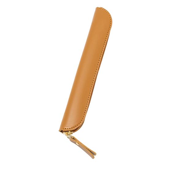 Stationery Bag Multi-Functional Design Slim Pencil Case Organizer Imitation Leather Compact Portable Pen Storage Pouch