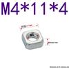 Galvanized Thin Square Nut Cap M4-M16