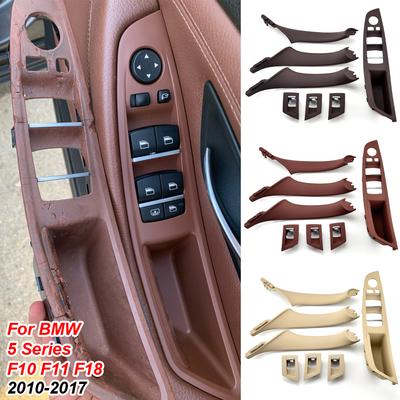 MLKQ6 RHD Right Driver Car Interior Door Handle Armrest Panel Pull Trim Cover Set For 5 Series F10 F11 520i 523i 525i 528i 530i