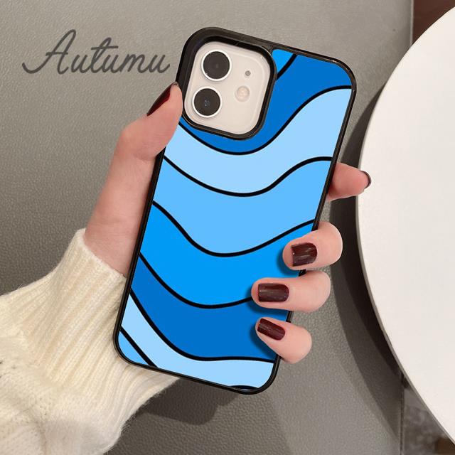 

Чехол для телефона с завитками для iPhone 11 12 13 14 Pro Max mini X XR XS SE 2020 5 6S 7 8 Plus Samsung Galaxy S21 S22 Cover shell Samsung S22ultra