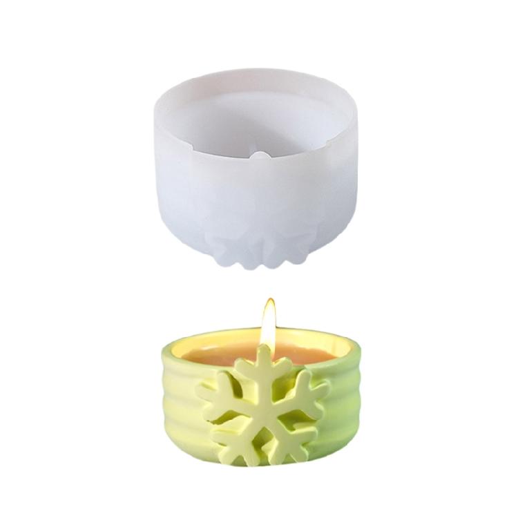 Silicone Resin Molds Jewelry Box Molds Christmas Theme Craft Mold Silicone Candle Base Molds Suitable for Candle Holder