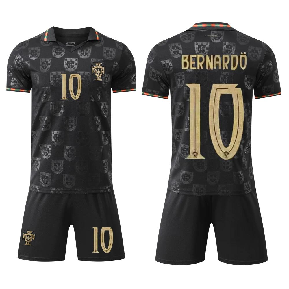 2026 Portugal Football Jerseys Black #10 24