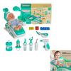 Children Pretend Play Doctor Dentist Kits with Realistic Doctor Tools and Accessories for Preschool Kids Fun Learning