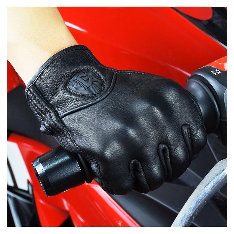 Motorcycle Racing Gloves Full Finger Leather Protective Gear Men Women Spring Autumn Winter Cycling Safety Riding