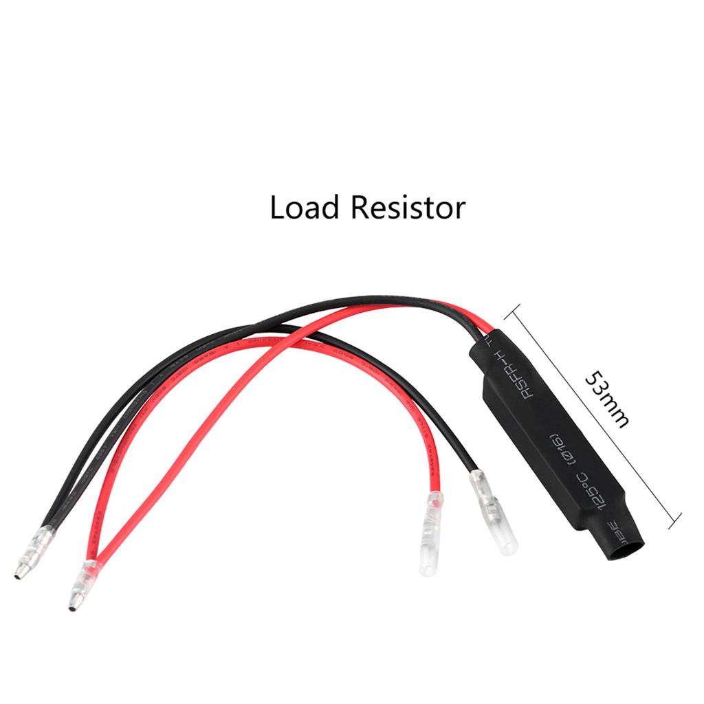 10W Motorcycle LED Turn Signal Indicator Light Load Resistor Fix Error Flash Controller