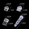 Transparent DIY Anti Dust Charge Port Dust Plugs for IOS 3.5MM Jack Type C Plug Cellphone USB Cover Cap For iPhone 17 16/Samsung