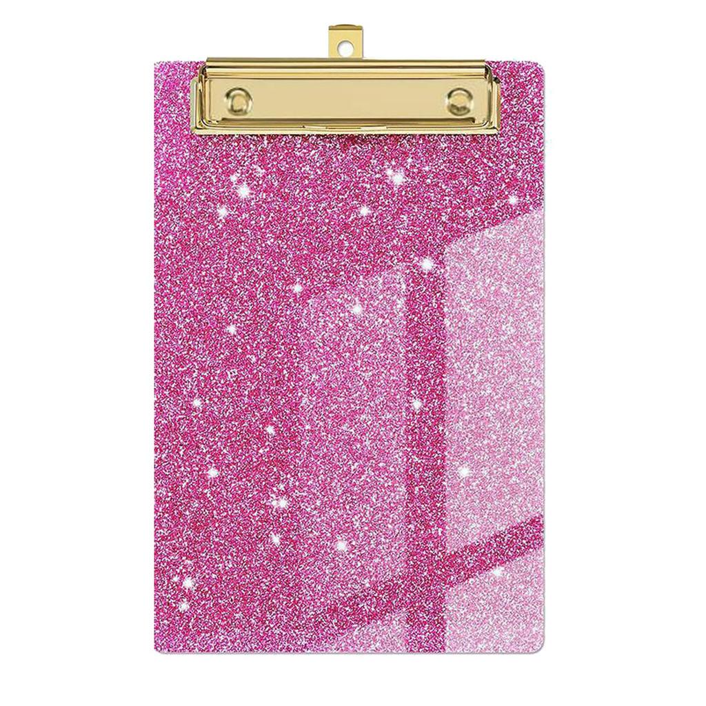 Sparkle Acrylic File Folder Clips With Metal Pressure Clamp For Office And Gift Use