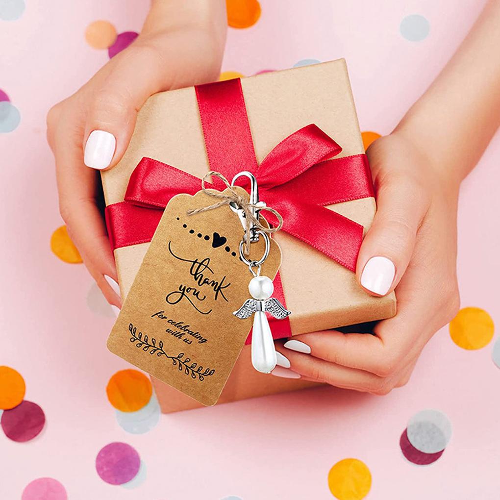 Key Chain Originality Sliver angel Keys Absorbing Ring Pendant Wedding Romantic Charming Fascinating Exquisite Ornament