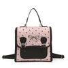 2025 New Backpack Women's Fashion Casual Portable Student Schoolbag Trend British Style Travel Backpack