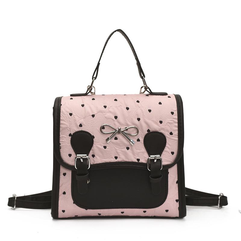 2025 New Backpack Women's Fashion Casual Portable Student Schoolbag Trend British Style Travel Backpack