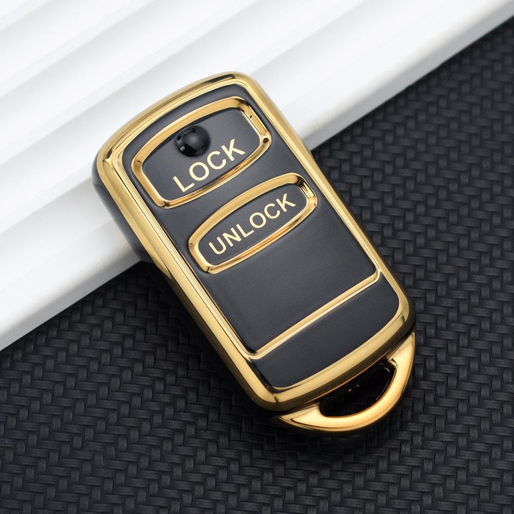 Husă pentru chei de mașină din TPU cu 2 și 3 butoane pentru protecția pentru telecomandă Mitsubishi 2001-2006 MONTERO SPORT