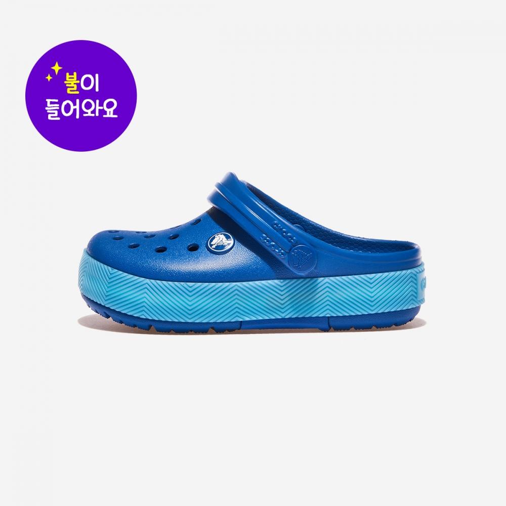 

Crocs Crockband Chevron Light Clog Kids Crs210465 Blue Bolt Venetian Blue 175