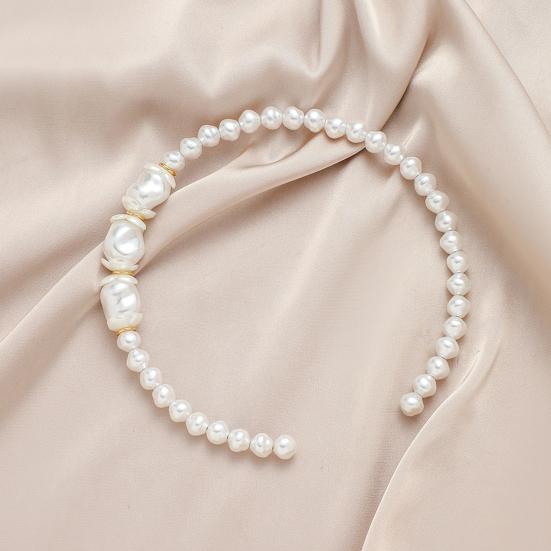 Faux Perle Halskette Glänzende Oberfläche lic Zarte Funkelnde Weibliche Halskette Choker