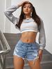 2026 Trendy Girls' Mid-Waist Ripped Denim Shorts - European & American Style for Spring/Summer