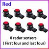 ZJCGO Parking Sensor Kit Car Parktronic Backlight Reverse Radar Monitor System for Honda CR-V CRV 2017 2018 2019 2020 2021 2022