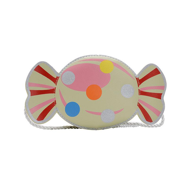 Kinder Süße Bonbon Umhängetasche Mädchen Crossbody Tasche Messenger Bag PU Leder Kleine Handtasche Taschen Münzbörse