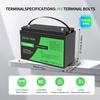 Stoc UE SUA Pachet Baterii Litiu-Ion 12V 100AH Depozit Germania BMS 100A Potrivit pentru Camping, Rulotă, Sistem de Energie Solară pentru Casă