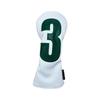 Number Print Golf Club Protector 1 3 5 U Wood Headcover Golf Head Cover  Driver Fairway