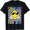 Groovy Smiley Face Peace Sign Field Day Fun Day T-shirt